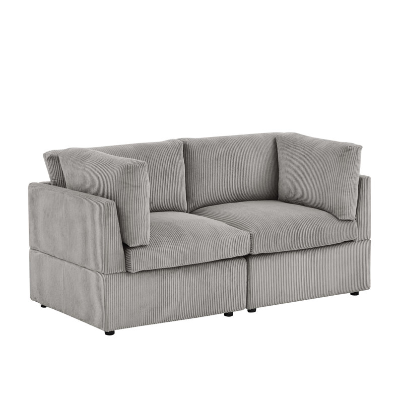 Causeuse Faymill, Gris clair