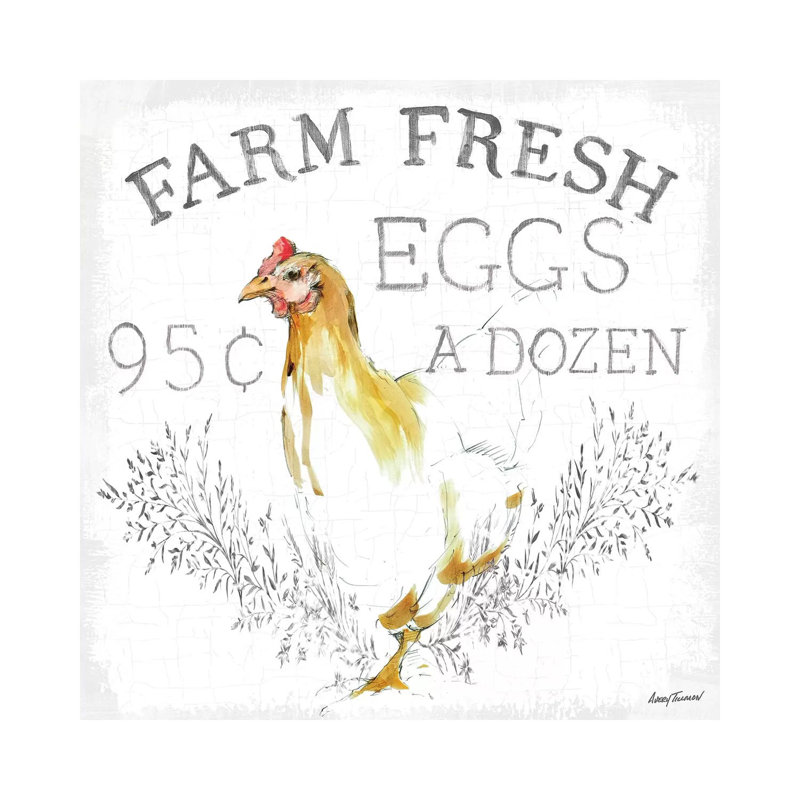 Farm Fresh Enamel by Avery Tillmon - Wrapped Canvas Print, 45.72 cm H x 45.72 cm W
