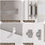 Armoire-penderie Armoire avec 8 portes et 3 tiroirs, grande armoire-penderie 74,8 po-5464705