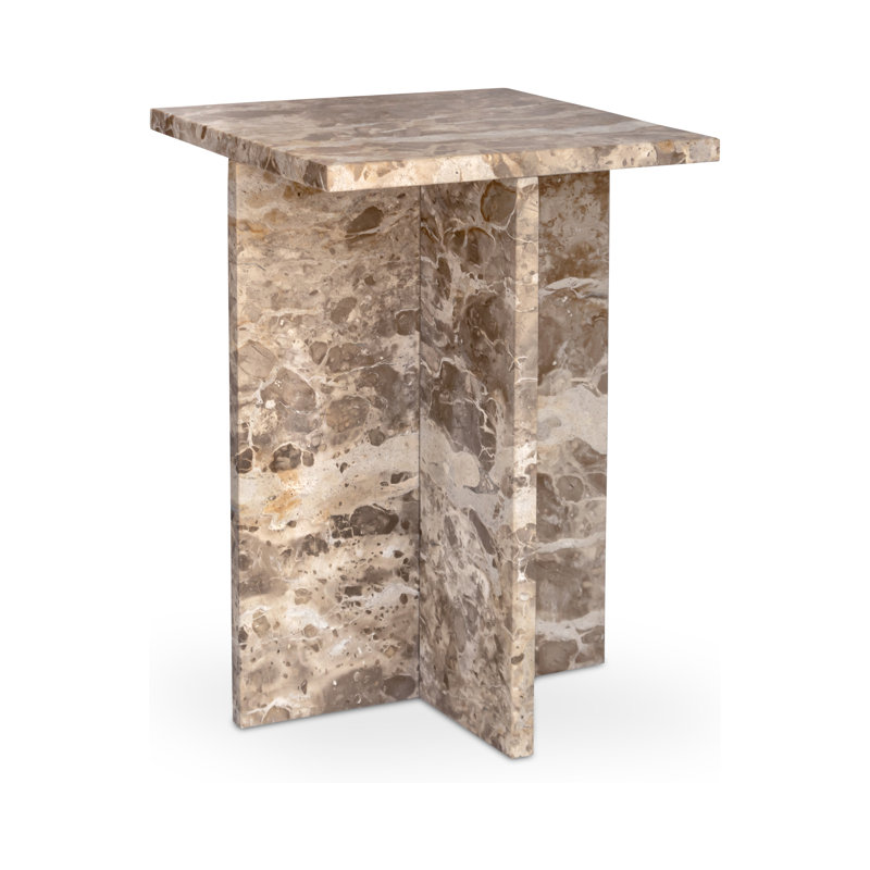 Blair Accent Table Panther Marble, Beige