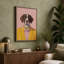 Dapper Dog Portrait Modern 1 Piece Wrapped Canvas Wall Art-15950623-15950620