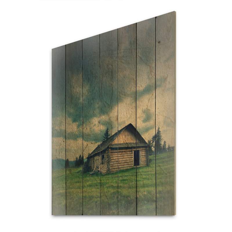 Maison de campagne rétro - Maison de campagne rétro - Photographie sur, H 20 po x l 12 po x P 1 po