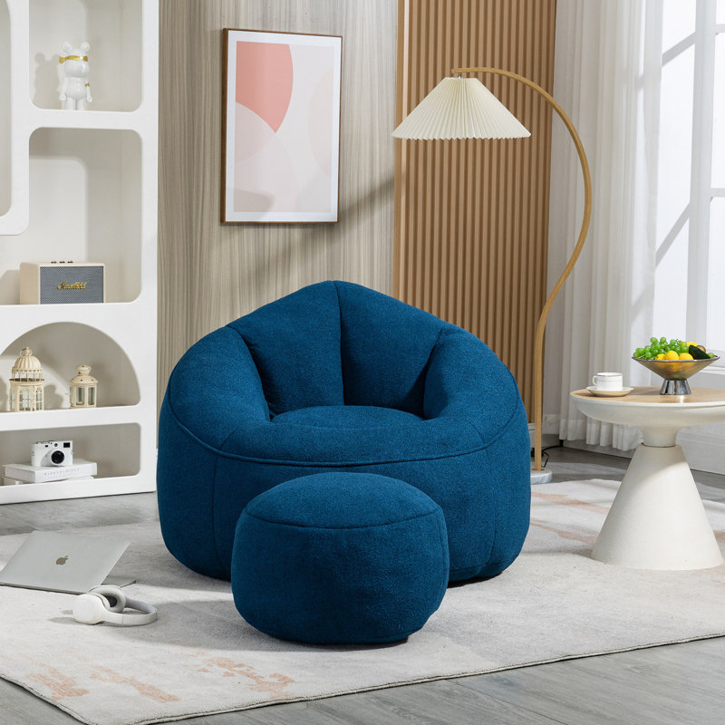 Fauteuil à billes Bedding, Bleu