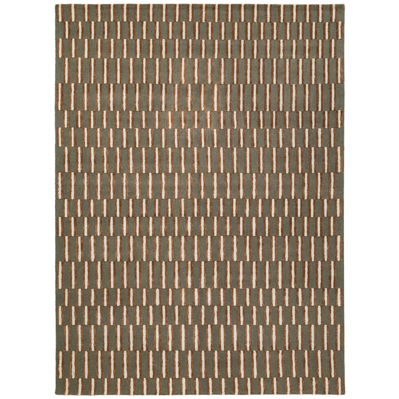 Watson Hand-Tufted Striped Rug, Rectangle 8'9" x 11'9"