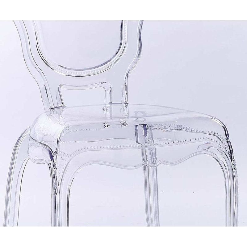 Chaise d’appoint à empilement reine anne en clair Mooresville