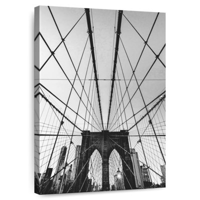 Lilie Dark Sky Above Brooklyn Bridge