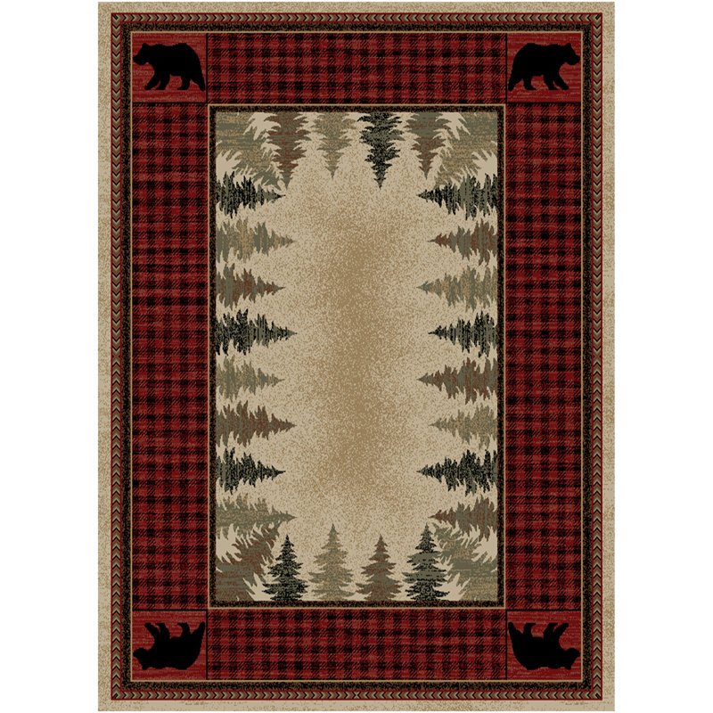 Hearthside Checkered Indoor Rug, Rectangle 7'10" x 9'10"