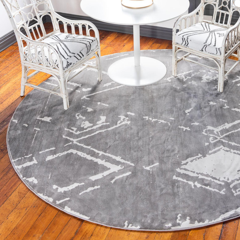 Tapis Carnegie Hill Uptown par Jill Zarin, Rond 5 pi 3 po