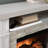 Faux Stone Electric Fire Place Mantel White-1052598458