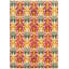 Tapis décoratif en laine noué à la main de conception unique 6 pi x 9 pi 1 po Beshore New Age