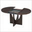 Ensemble de table de salle à manger extensible moderne 5 pièces avec rallonge amovible de 16,2 pouces pour petits espaces