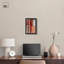 Art mural abstrait en plâtre brut par Art Remedy, cadre noir, 11 x 16-899728500-899728499