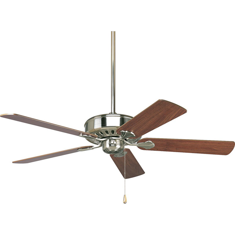 AirPro Performance 52'' Ceiling Fan, Brushed Nickel with Cherry / Natural Cherry Blades
