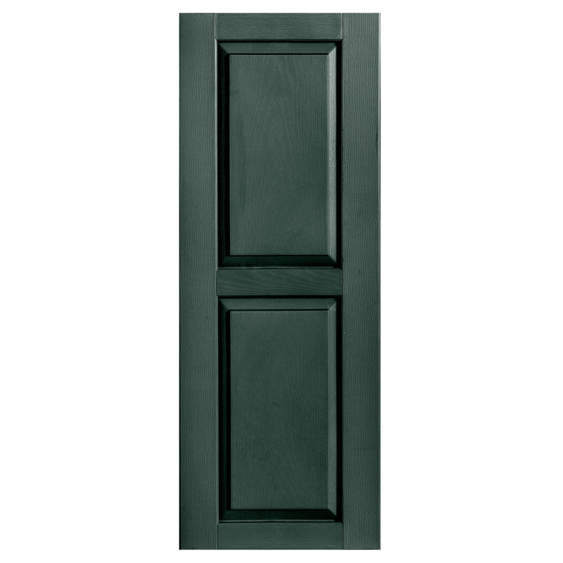 Volet extérieur à panneau surélevé en vinyle simple, Pin, 18 po, 43 po