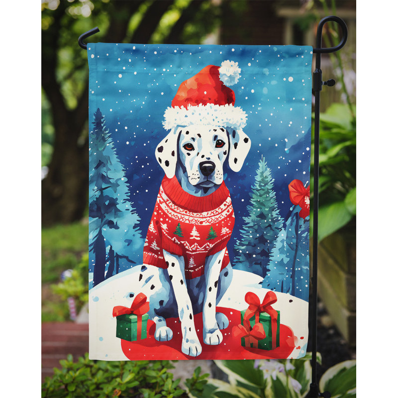 Drapeau de jardin en polyester , H 15,5 po x l 11,25 po