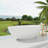 66.9'' x 33.46'' Soaking Solid Surface Bathtub