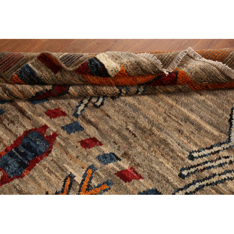 Tapis à motif géométrique oriental marocain 7 x 10
