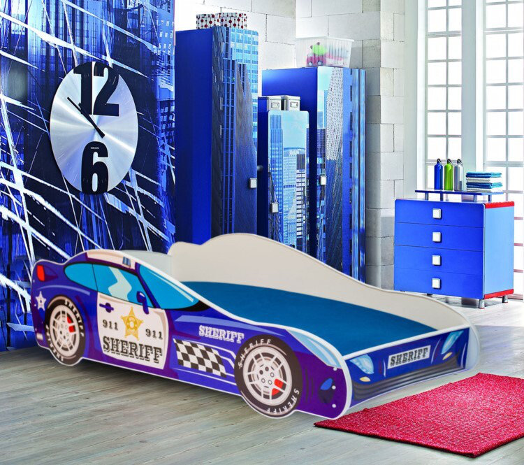 Children's bed auto - Tipper truck, Cot Bed / Toddler (70 x 140cm)