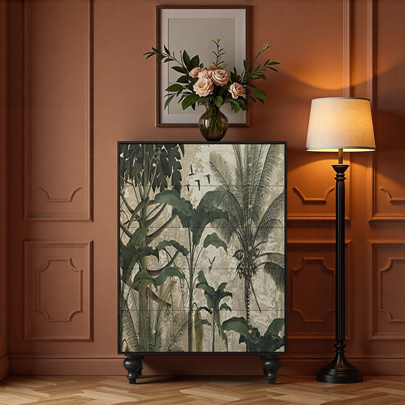 Home living room retro style decorative cabinet