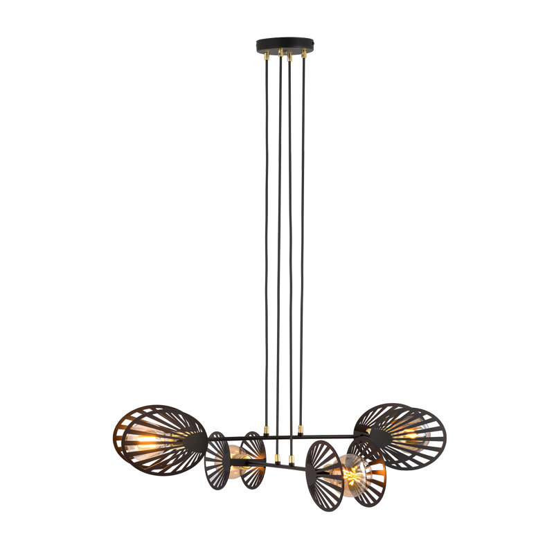 Lenzburg 4 - Light Steel Kitchen Island Pendant