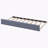 L-Shaped Upholstered Platform Bed With Trundle And Two Drawers Linked With Built-In Desk