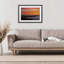 Coucher de soleil orange sur un rivage, reproduction sous verre, conception de Thomas Tepstad Berge-1011568230-1011568250