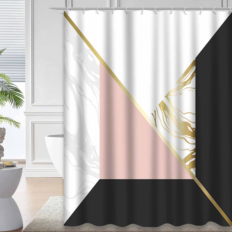 Rideau de douche Line Abstract, L 72 po x l 84 po