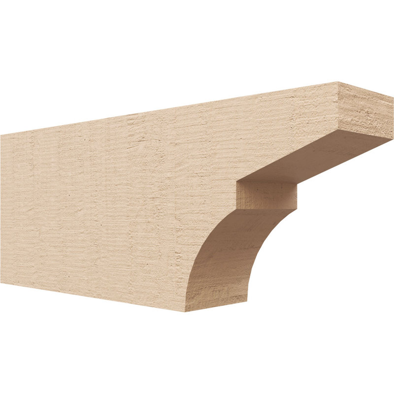 Monterey grain de bois TimberThane queue de chevron, brun clair apprêté, H 8 po x l 20 po x P 4 po