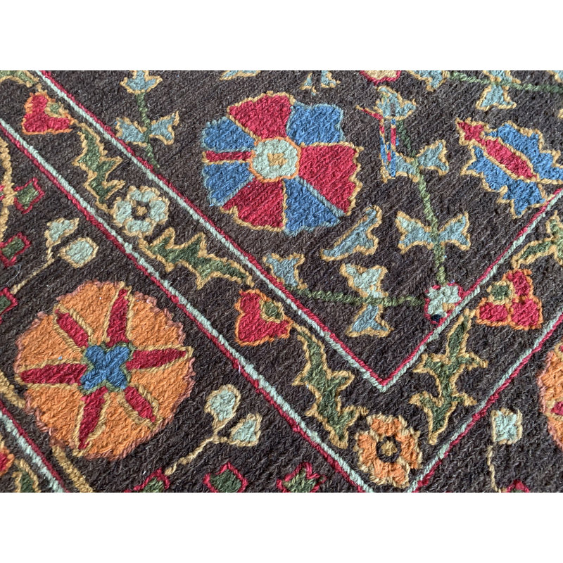 SUZANI 4 CHOCOLATE, Rectangle 8' x 10'