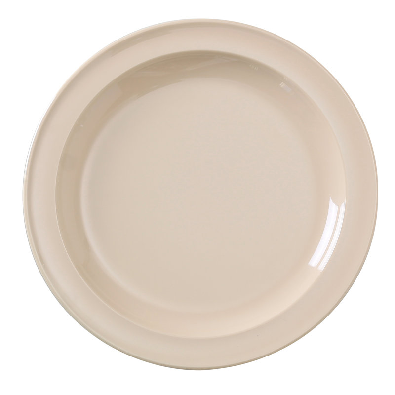 Nessico 8" Melamine Appetizer Plate, Tan