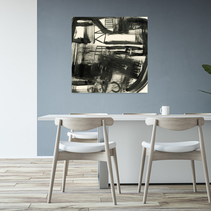 Art contemporain contemporain abstrait, H 32 po x l 32 po