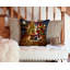 Coussin Rhodesian Ridgeback and Santa Claus-101410253