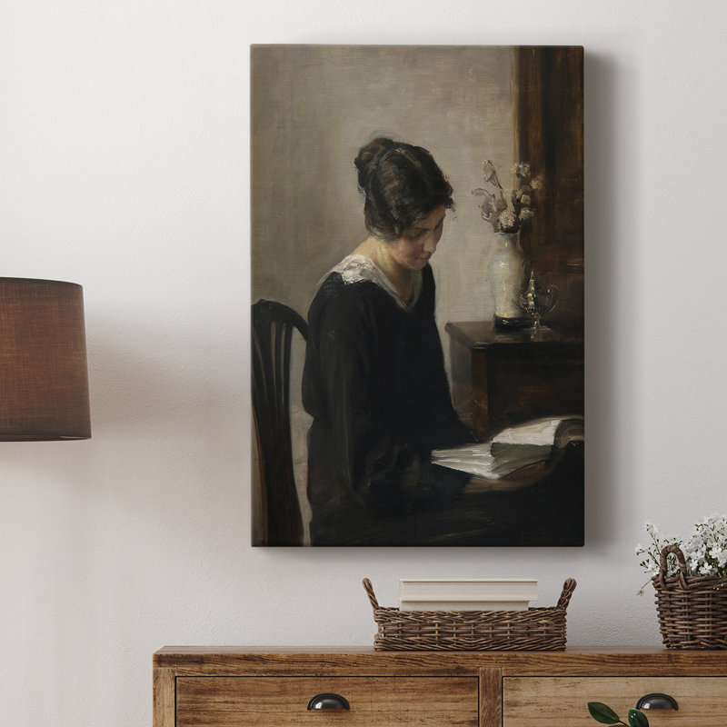 Impression de portrait rétro CXLIV - galerie enveloppée de cavas, H 18 po x l 12 po