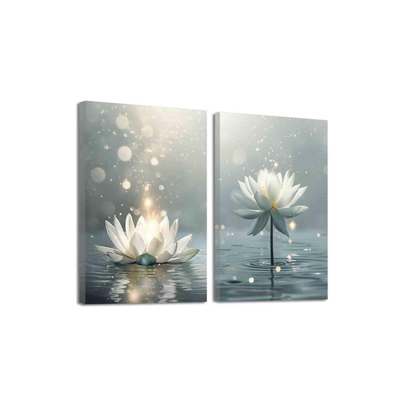 2 Piece Wrapped Canvas Wall Art