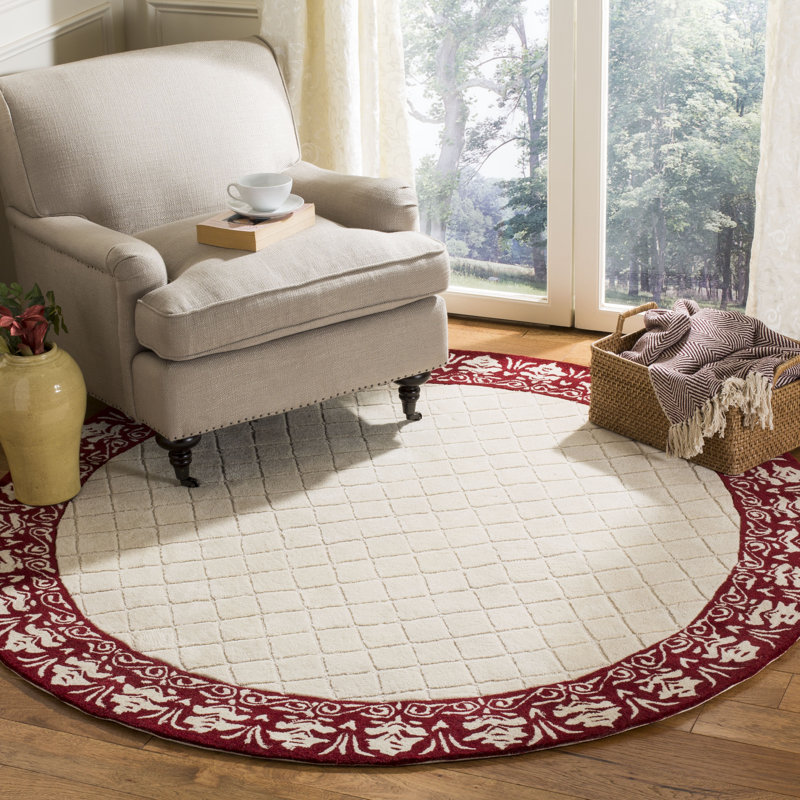 Tapis performance crocheté à la main Harrison Total Performance, Rond 6 pi