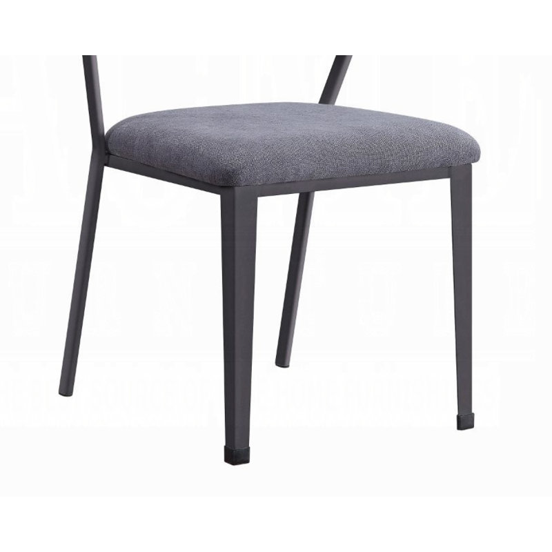 Chaise d'appoint Cargo, Gris