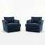 Ensemble de 2 fauteuils en velours Alameda-119399945