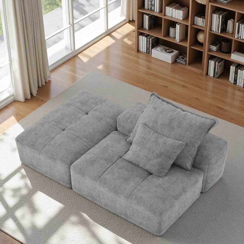 Canapé modulaire surdimensionné Modern, Gris