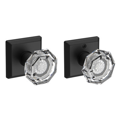 Crystal Door Knob with Baldwin Reserve Rosette