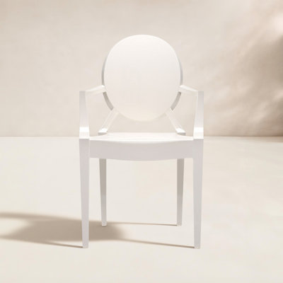Louis Ghost Stackable Patio Armchair