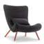 Bertita Upholstered Accent Chair with Footstool-1987525677