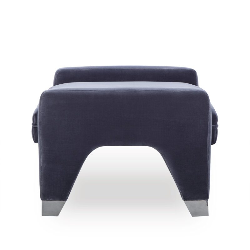 Oakland Velvet Ottoman
