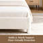 Base de lit plateforme tapissier Teddy-1172352725