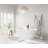 67 Inch Bathtub in Glossy White with Trim-105506259