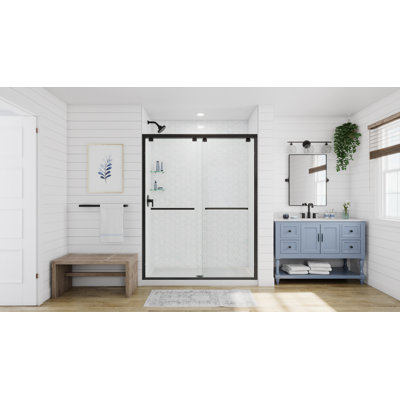 Encore 56" W x 76" H Bypass Shower Door with ClearMax™ Technology