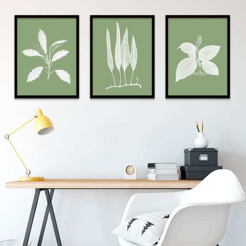 Botanics Leaves Ferns - 3 Piece Print Set