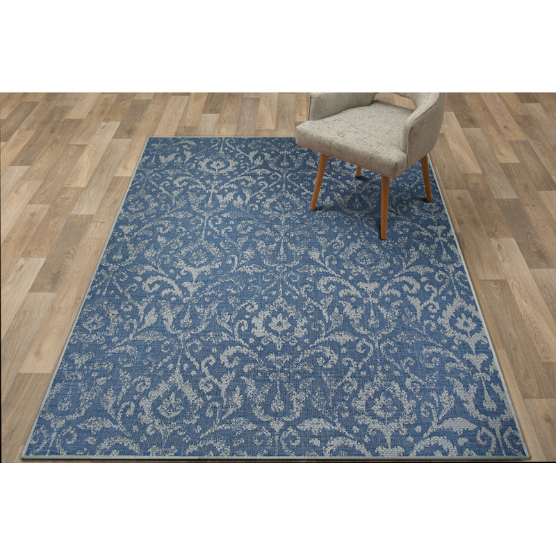 Surrell Floral Indoor / Outdoor Rug, Rectangle 2' x 3'7"