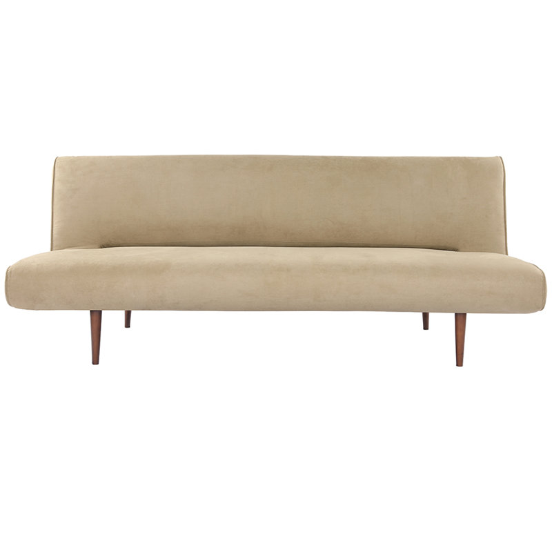 Bulhary 3 Seater Linen Sleeper, Khaki