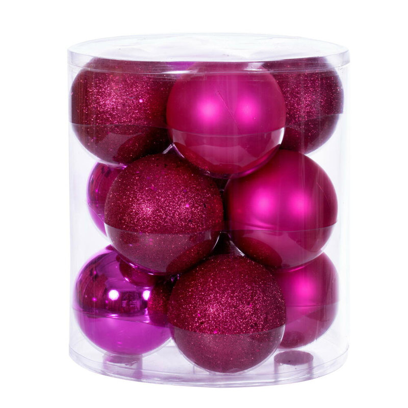 Geissie 4'' Solid Ball Ornament