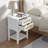Ariyona 28"H Nightstand White bed table with 2 Drawers for Living Room